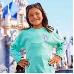 Disneyland Spirit Jersey for kids – Blue(aqua) and Purple Size XS(4)